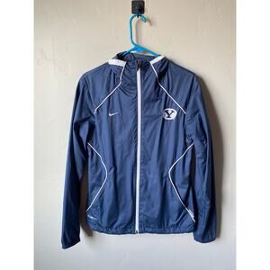 BYU Nike Storm-Fit Full Zip Windbreaker Jacket- Size Small